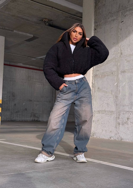 Курточка пуффер на блискавці | PUSHKA SHOP