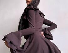 Сукня з з воланами на ґудзиках Сукня з з воланами на ґудзиках | PUSHKA SHOP