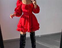 Лялькова сукня з пишною спідницею та корсетним верхом  | PUSHKA SHOP