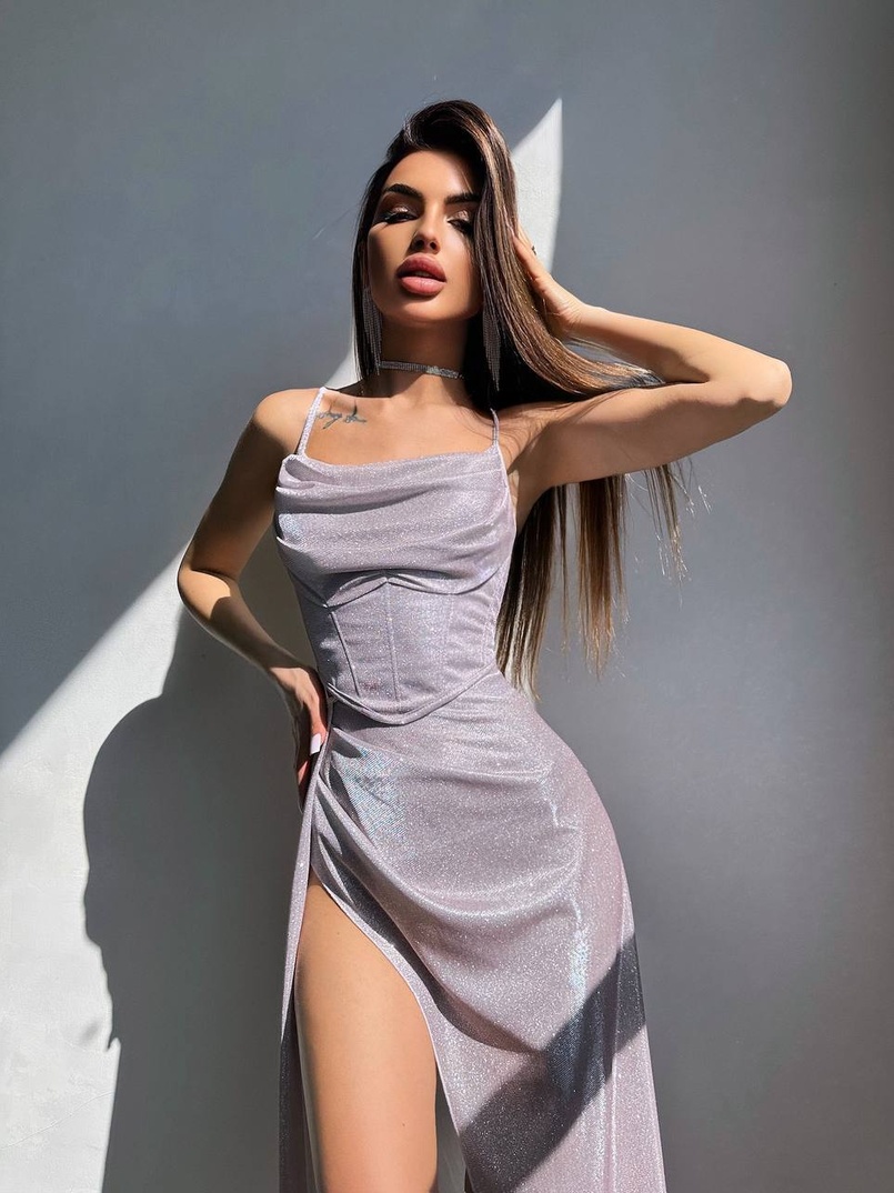 Сяючий комплект: корсет + спідниця максі | PUSHKA SHOP