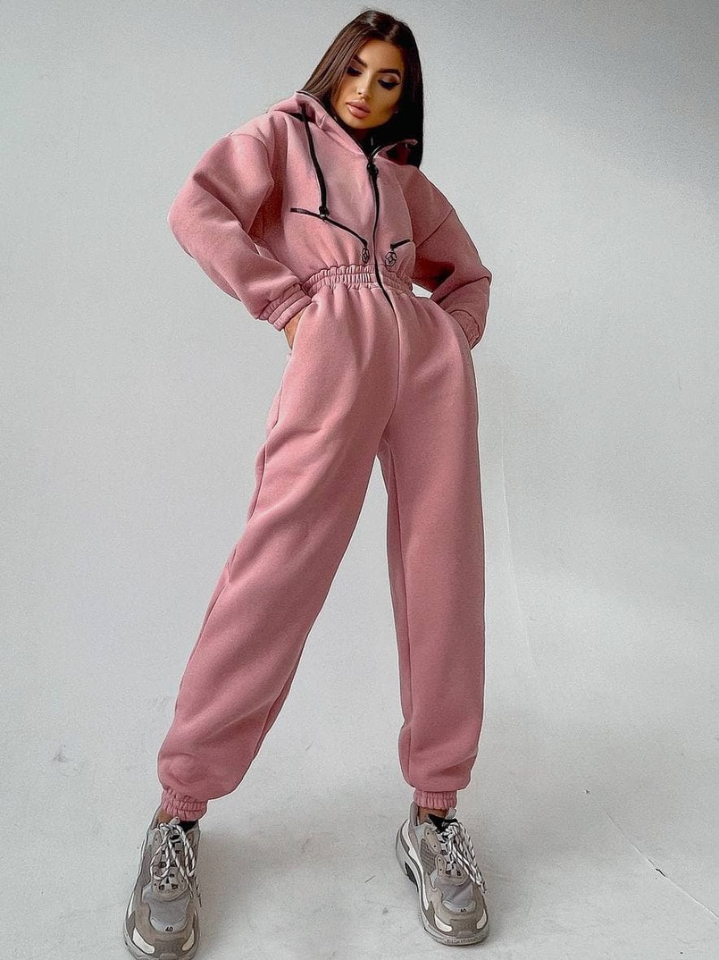 Тёплый комбинезон на молнии  | PUSHKA SHOP