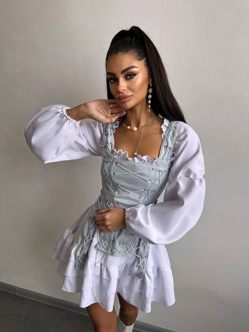 Комплект: сукня + корсет  Комплект: сукня + корсет  | PUSHKA SHOP