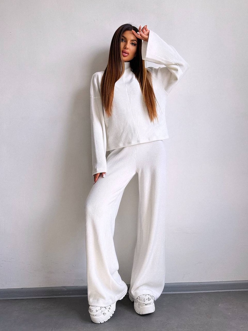 Трикотажний базовий комплект: світшот + штани  | PUSHKA SHOP