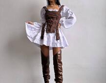 Комплект: сукня + корсет  Комплект: сукня + корсет  | PUSHKA SHOP