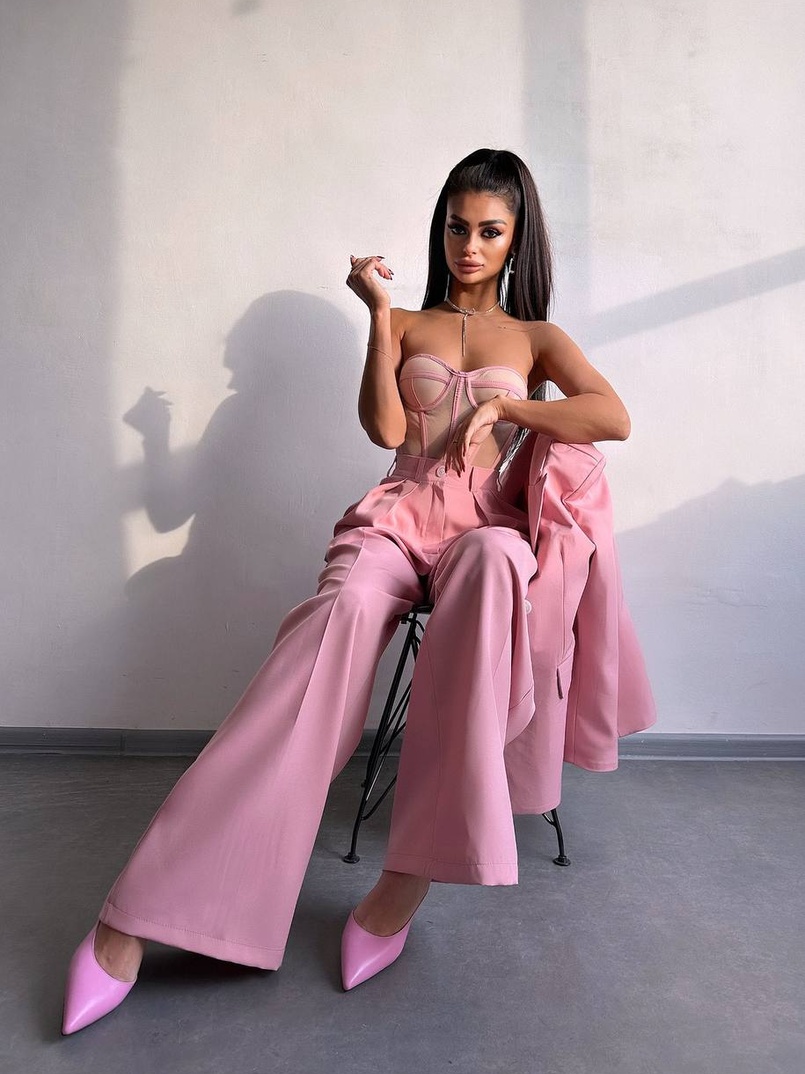 Костюм:  піджак на підкладці, штани+ корсет | PUSHKA SHOP