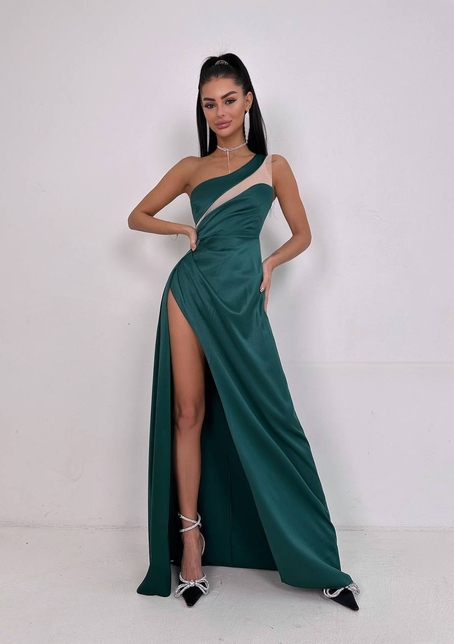 Атласна сукня максі  | PUSHKA SHOP