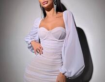 Корсетна сукня з чашечками з ефектом push up з драпіруванням Корсетна сукня з чашечками з ефектом push up з драпіруванням | PUSHKA SHOP