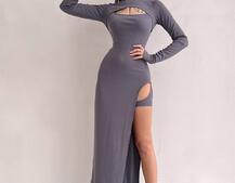Облягаюча сукня міді цікавого крою | PUSHKA SHOP