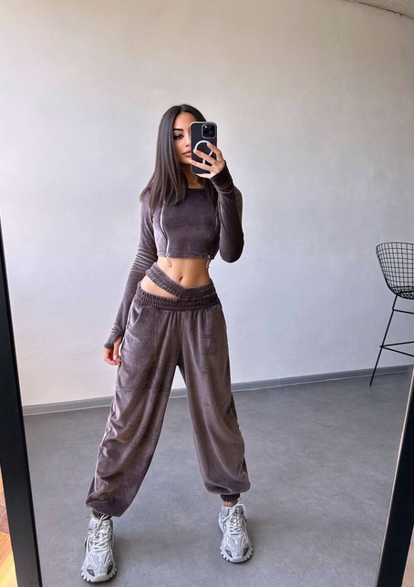 Велюровий комплект  | PUSHKA SHOP