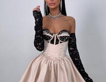 Комплект: мереживний корсет бюстьє + корсетна спідниця Комплект: мереживний корсет бюстьє + корсетна спідниця | PUSHKA SHOP