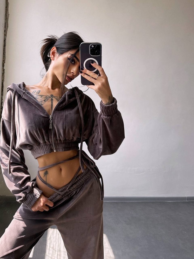 Велюровий комплект  | PUSHKA SHOP