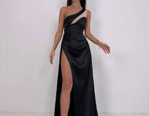 Атласна сукня максі  | PUSHKA SHOP