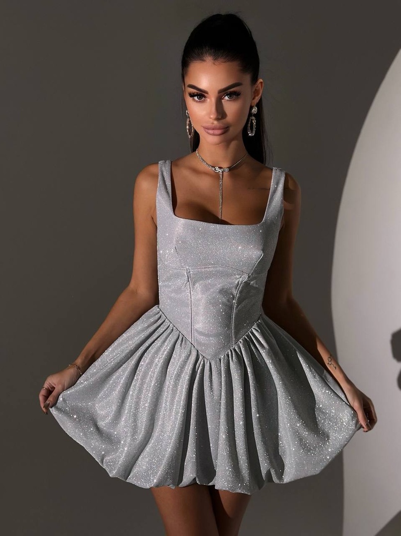 Сяюча корсетна сукня міні Сяюча корсетна сукня міні | PUSHKA SHOP