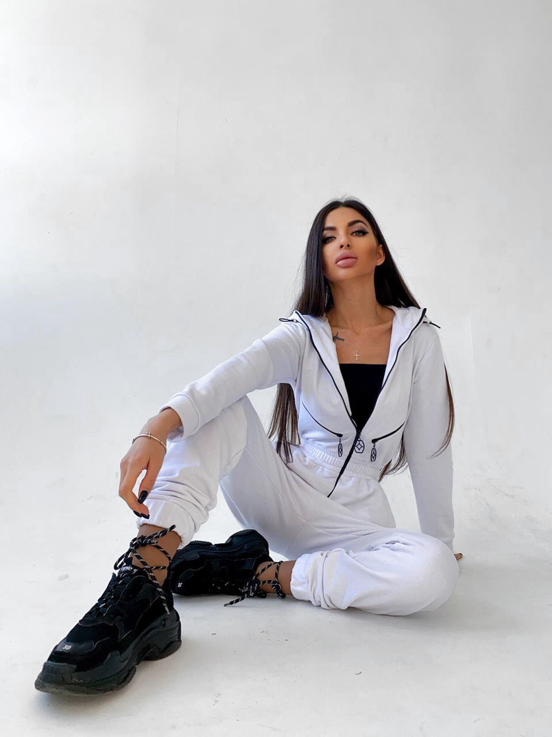 Приталенный комбинезон на молнии  | PUSHKA SHOP