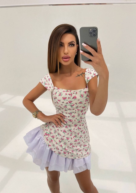 Сукня з квітковим принтом  | PUSHKA SHOP