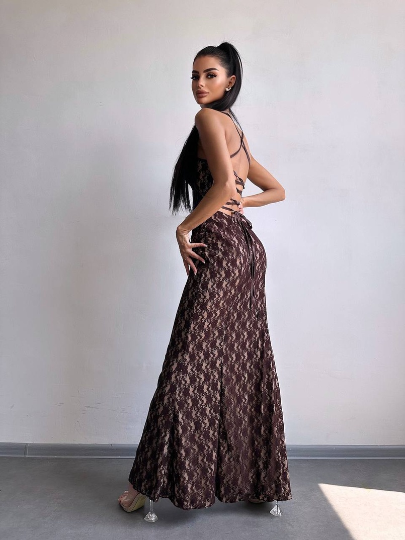 Мереживна сукня максі   | PUSHKA SHOP