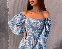 Улюблена сукня-міді зі шнурівкою на спинці та розрізом на ніжці | PUSHKA SHOP