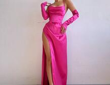 Комплект: корсет з рукавичками + спідниця максі з драпіруванням Комплект: корсет з рукавичками + спідниця максі з драпіруванням | PUSHKA SHOP