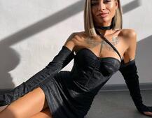 Сяюча корсетна сукня бюстьє | PUSHKA SHOP