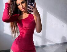 Оксамитова сукня , декорована стразами    | PUSHKA SHOP