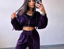 Велюровий комплект трійка  | PUSHKA SHOP