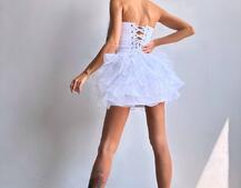 Комплект: корсет + пишна спідниця міні  | PUSHKA SHOP