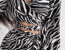 Комплект: топ із зав'язками на талії + спідниця міді з розрізом | PUSHKA SHOP