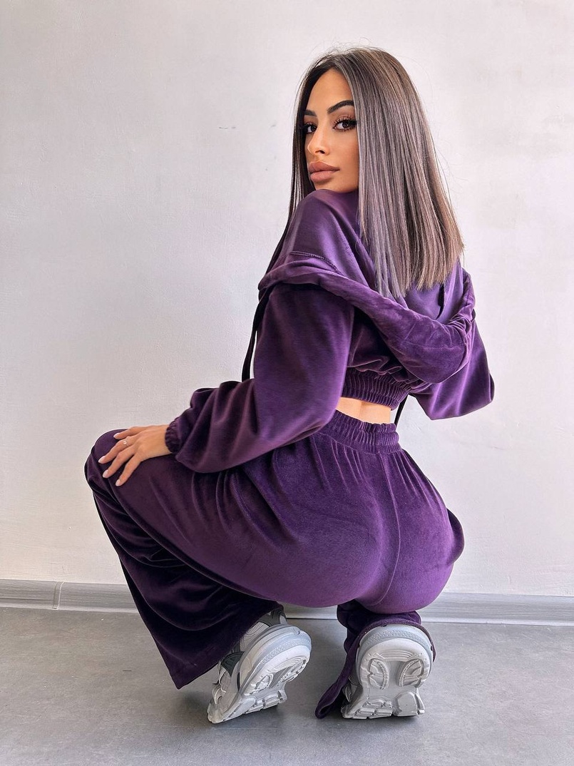 Велюровий комплект трійка  | PUSHKA SHOP