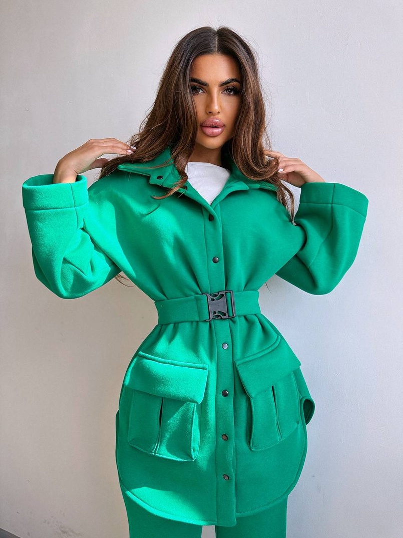 Комплект: тепла сорочка на кнопках + джоггери | PUSHKA SHOP