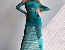 Сукня міді з драпіруванням Сукня міді з драпіруванням | PUSHKA SHOP