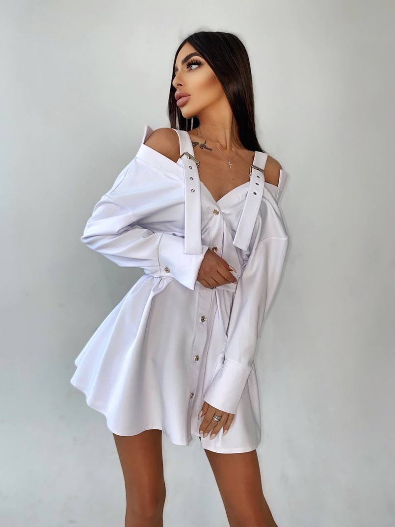 Платье-рубашка на плечиках | PUSHKA SHOP