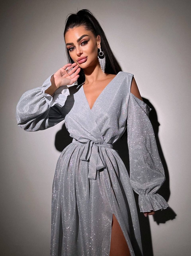 Сяюча сукня максі Сяюча сукня максі | PUSHKA SHOP