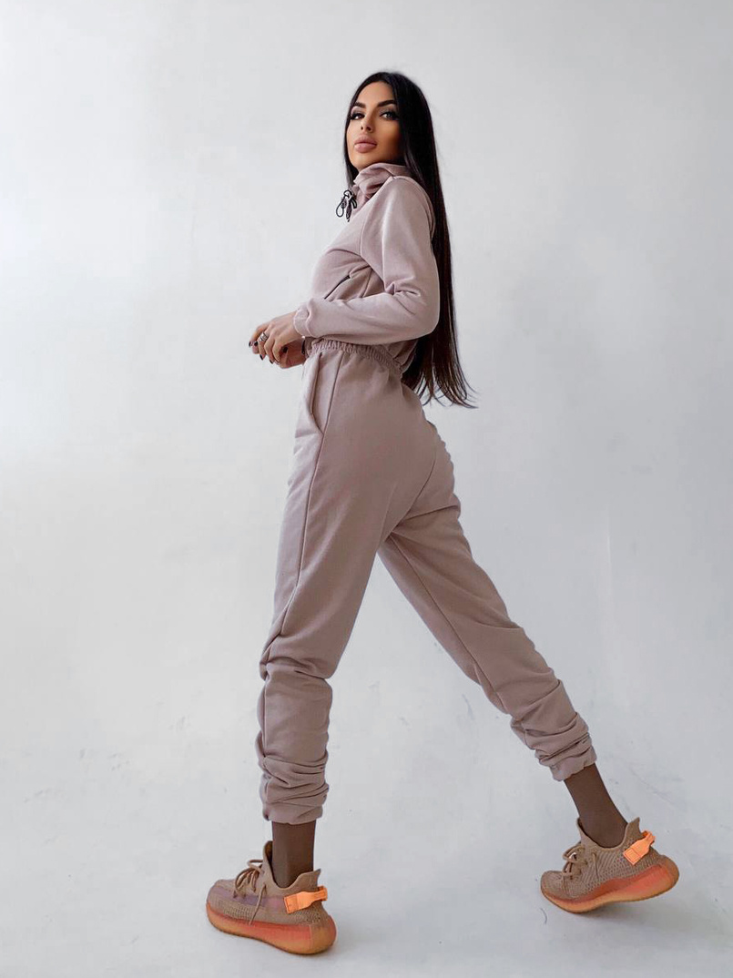 Приталенный комбинезон на молнии  Приталенный комбинезон на молнии  | PUSHKA SHOP