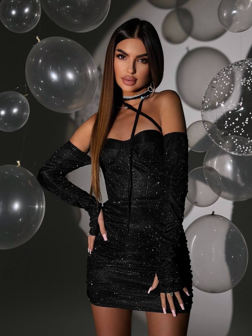 Сяюча корсетна сукня бюстьє Сяюча корсетна сукня бюстьє | PUSHKA SHOP