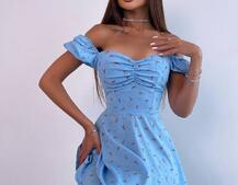 Сукня- міні у квітковий принт Сукня- міні у квітковий принт | PUSHKA SHOP