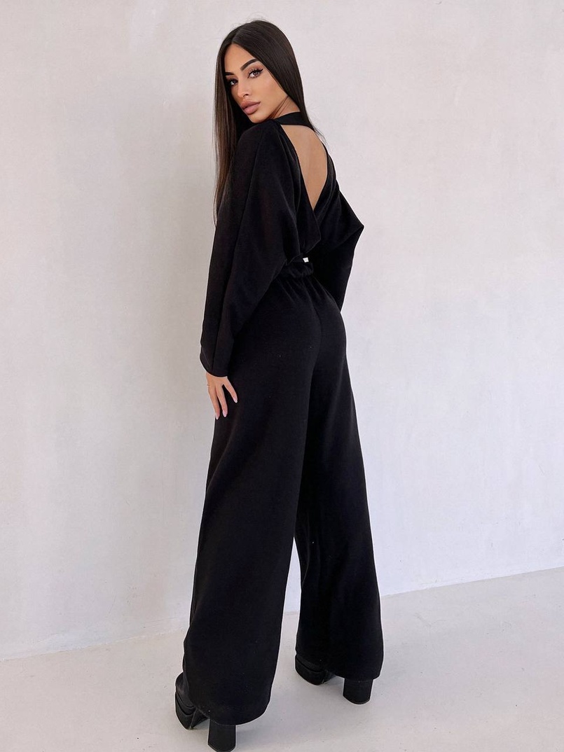 Комбінезон із широкими брюками з ангори Комбінезон із широкими брюками з ангори | PUSHKA SHOP