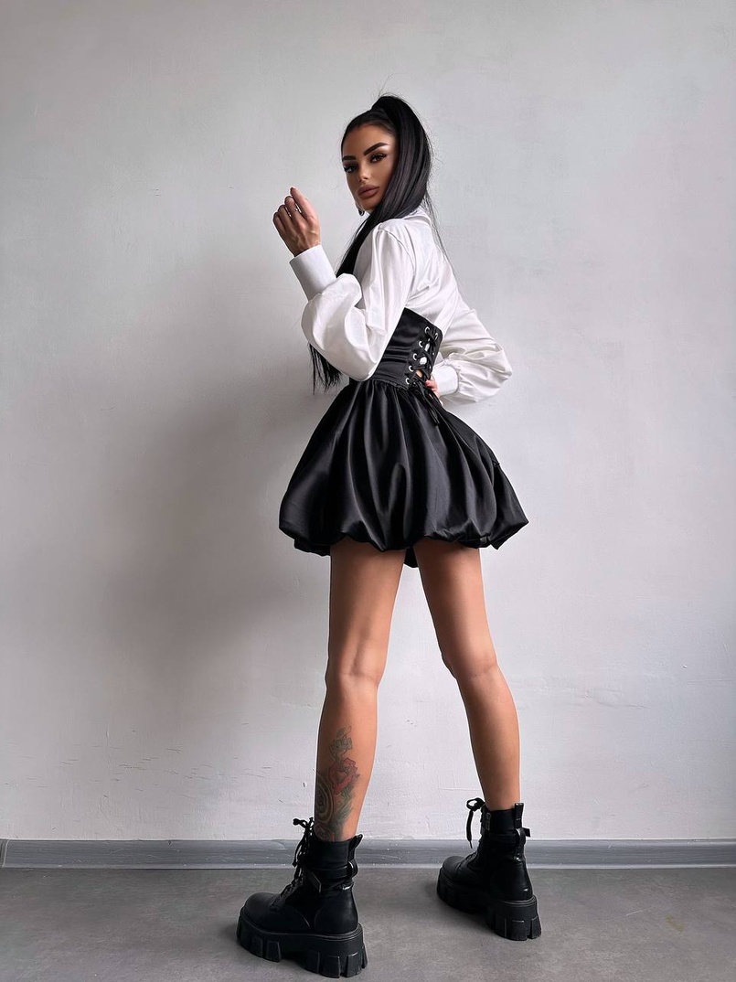 Комплект: сорочка + корсетна спідниця Комплект: сорочка + корсетна спідниця | PUSHKA SHOP