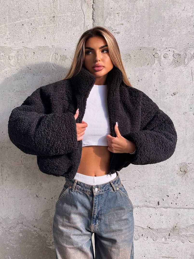 Курточка пуффер на блискавці | PUSHKA SHOP