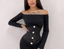 Сукня міді  + атласний корсет Сукня міді  + атласний корсет | PUSHKA SHOP