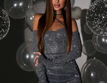 Сяюча корсетна сукня бюстьє Сяюча корсетна сукня бюстьє | PUSHKA SHOP