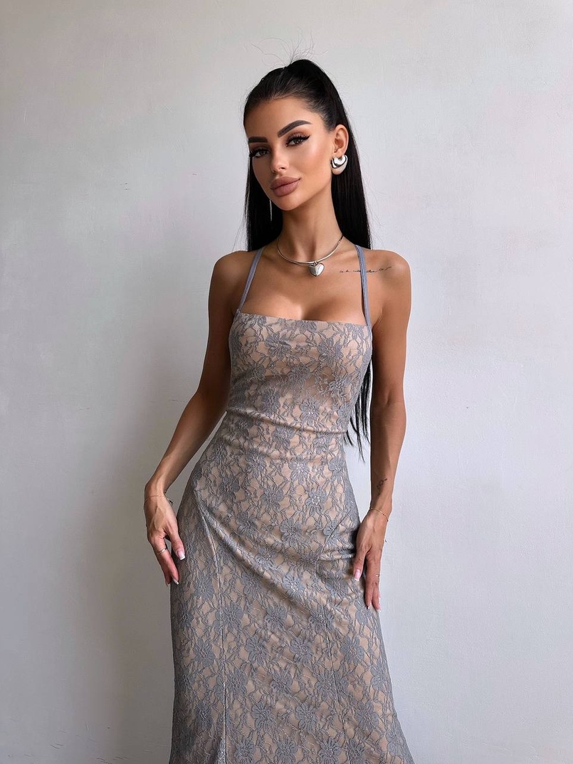 Мереживна сукня максі   | PUSHKA SHOP