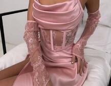 Комплект: корсет+ рукавички + спідниця максі | PUSHKA SHOP