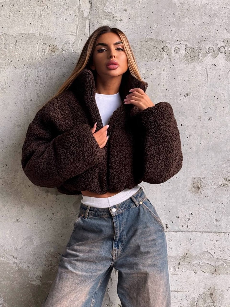 Курточка пуффер на блискавці | PUSHKA SHOP