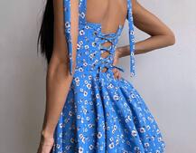 Корсетна сукня з подвійною спідницею  | PUSHKA SHOP