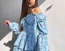 Сукня з чокером | PUSHKA SHOP