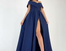 Платье-макси с разрезом Платье-макси с разрезом | PUSHKA SHOP