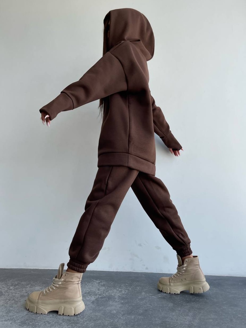 Тёплый комплект: худи + спортивные штаны Тёплый комплект: худи + спортивные штаны | PUSHKA SHOP