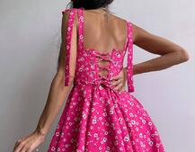 Корсетна сукня з подвійною спідницею  | PUSHKA SHOP