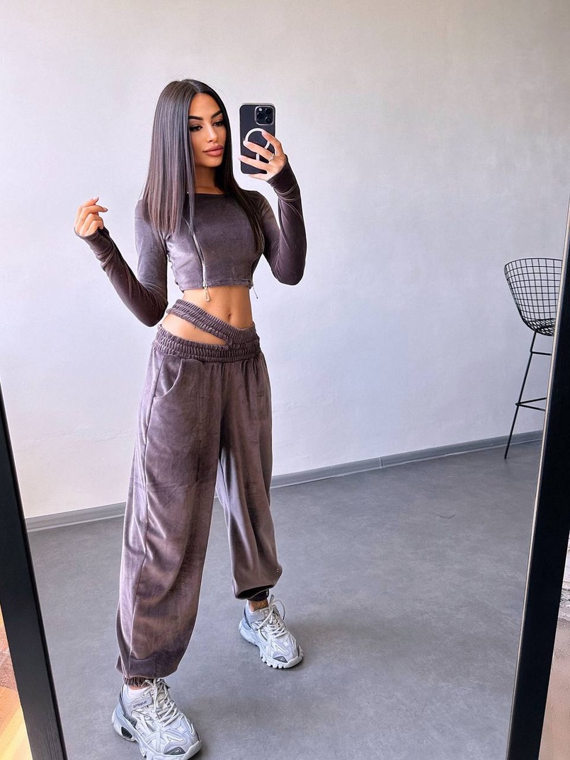 Велюровий комплект  | PUSHKA SHOP