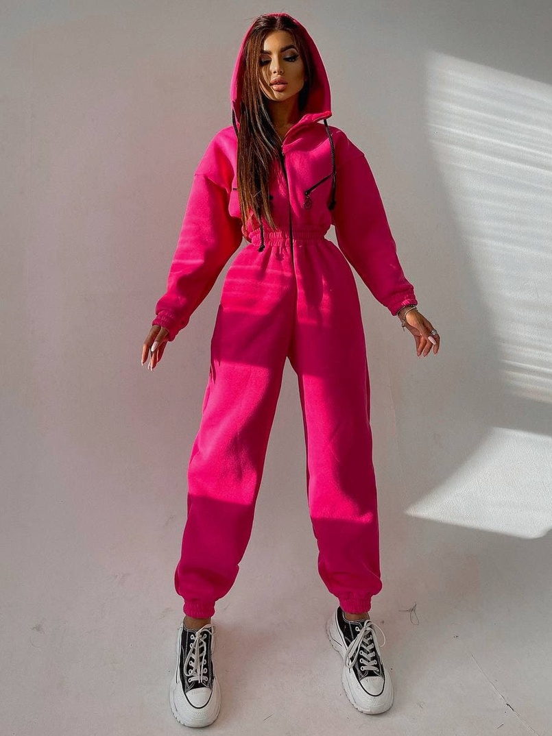 Тёплый комбинезон на молнии  Тёплый комбинезон на молнии  | PUSHKA SHOP